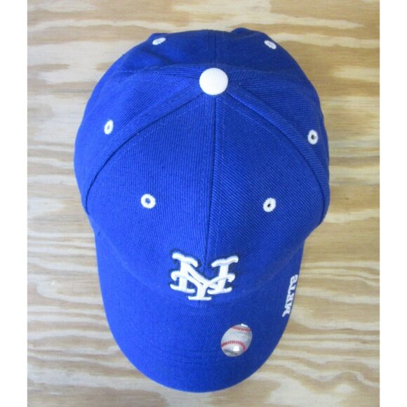 New York Mets Hat Cap Strap Back Genuine Merchandise Baseball Y2K MLB - Picture 2 of 11